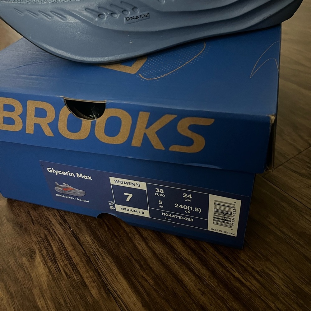 Brooks Glycerin Max Blue Running Shoes - Picture 3 of 4
